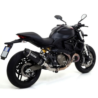 Escape aluminio negro Arrow Race Tech Ducati Monster / Diavel / MultiStrada OC Â· 2